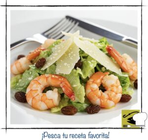 Ensalada de Gambas a la Plancha