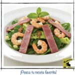 Ensalada de Gambas con Espinaca