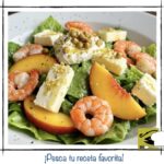 Ensalada de Gambas con Melocotón
