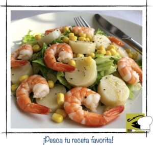 Ensalada de Gambas y Palmitos