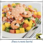 Ensalada de Gambas y Salsa Rosa