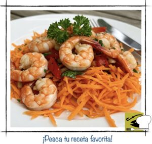 Ensalada de Gambas y Zanahoria